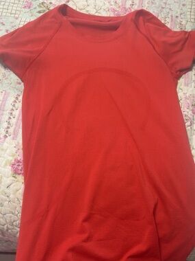 lululemon orange/red swiftly tech